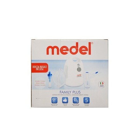 Medel Family Plus Aerosol con Doccia Nasale - 1 pezzo