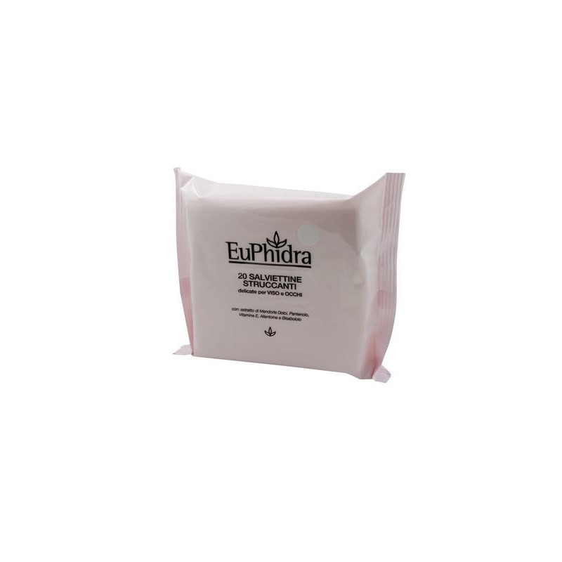 Euphidra salviettine struccanti 20 pezzi