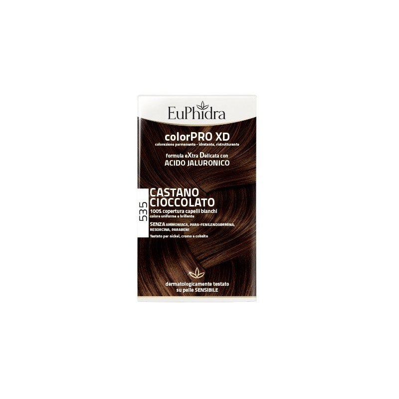 Euphidra colorpro xd 535 castano cioccolato gel colorante capelli in flacone + attivante + balsamo + Euphidra colorpro xd 535 castano cioccolato gel colorante capelli in flacone + attivante + balsamo +