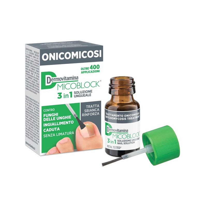 Dermovitamina Micoblock 3in1 Soluzione Ungueale contro Onicomicosi - 7ml