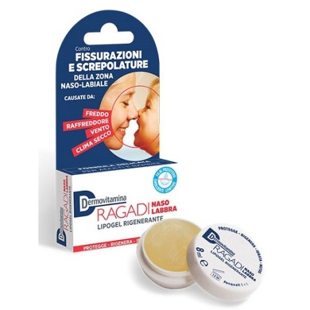 Dermovitamina ragadi naso e labbra lipogel riparatore 8 ml