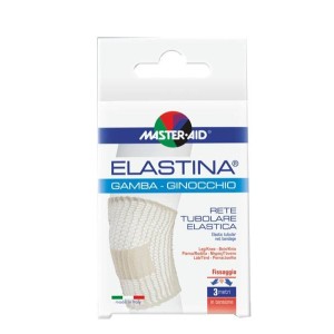 Rete tubolare elastica ipoallergenica master-aid elastina gamba/ginocchio 3 mt in tensione calibro 5