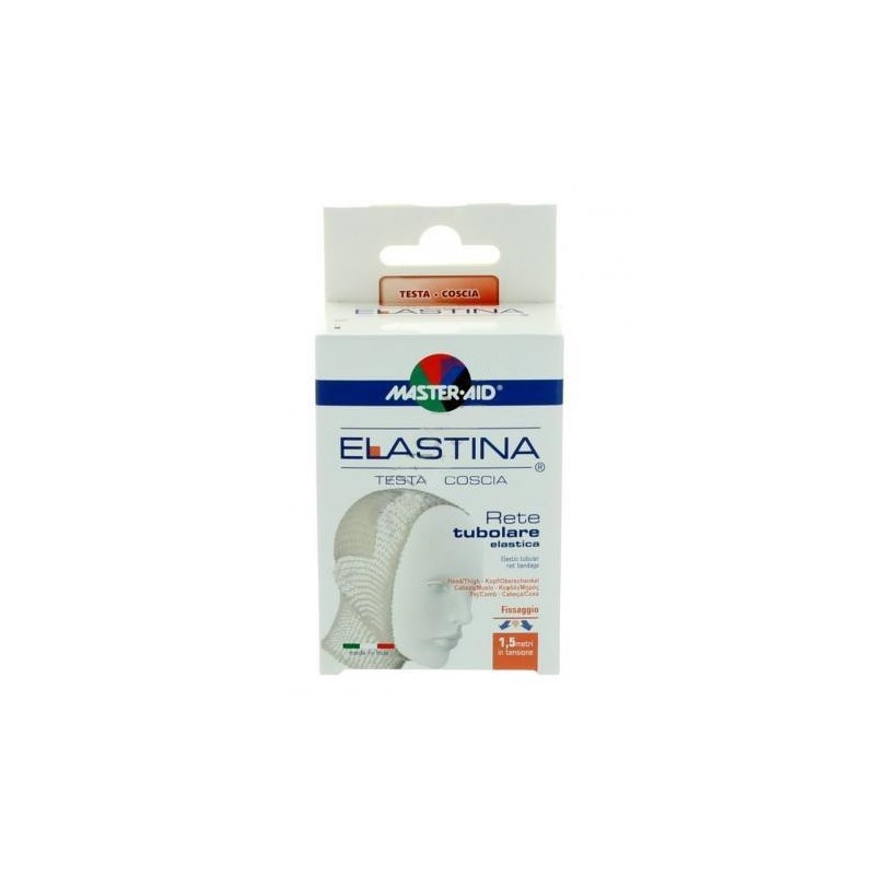 Rete tubolare elastica ipoallergenica master-aid elastina testa/coscia 1,5 mt in tensione calibro 6