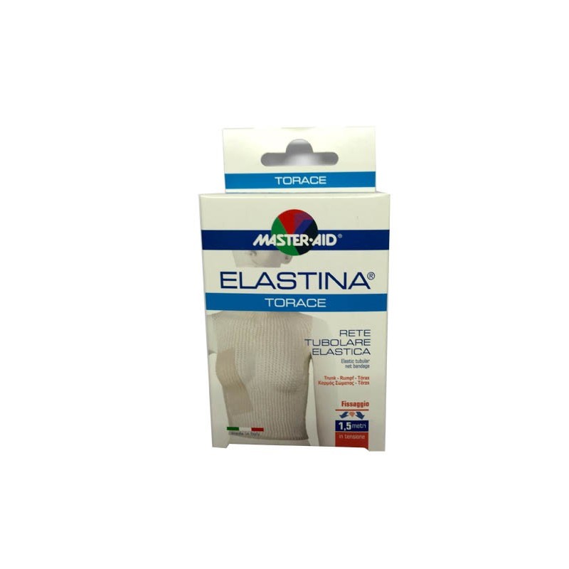 Rete tubolare elastica ipoallergenica master-aid elastina torace 5 mt in tensione calibro 8 cm
