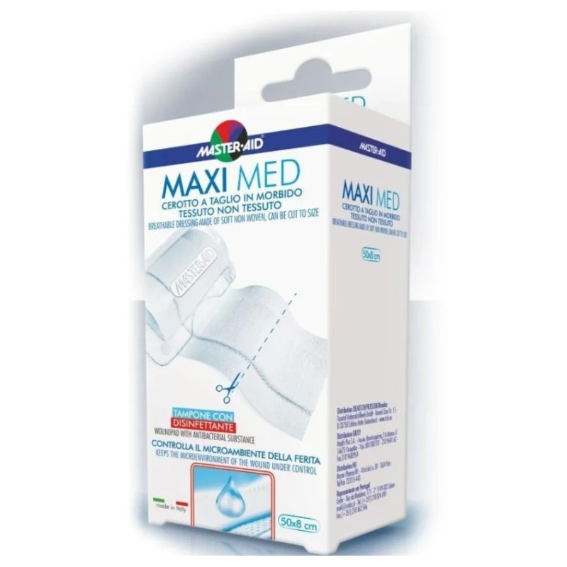 Pietrasanta Pharma Cerotto Master-aid Maximed Strisce Tagliate 50x6 Pietrasanta Pharma Cerotto Master-aid Maximed Strisce Tagliate 50x6