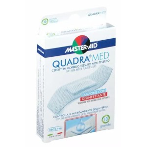 Pietrasanta Pharma Cerotto Master-aid Quadra Dermoattivo Grande 10 Pezzi