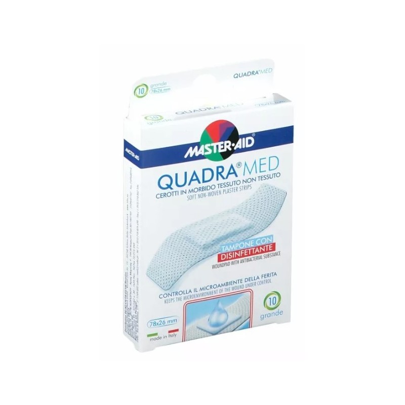 Pietrasanta Pharma Cerotto Master-aid Quadra Dermoattivo Grande 10 Pezzi