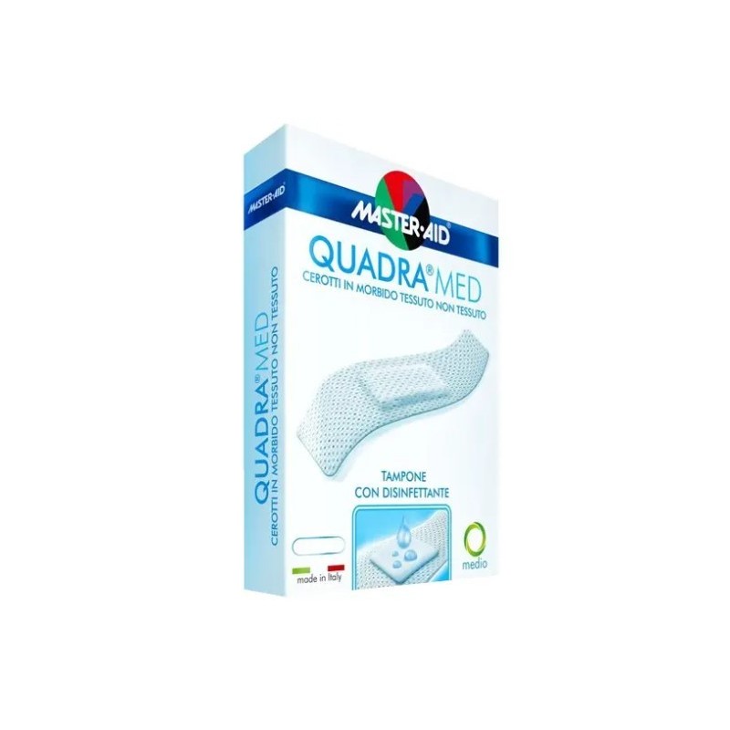 Pietrasanta Pharma Cerotto Master-aid Quadra Dermoattivo Medio 20 Pezzi