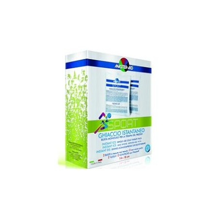 Ghiaccio istantaneo master-aid sport per terapia del freddo 2 pezzi