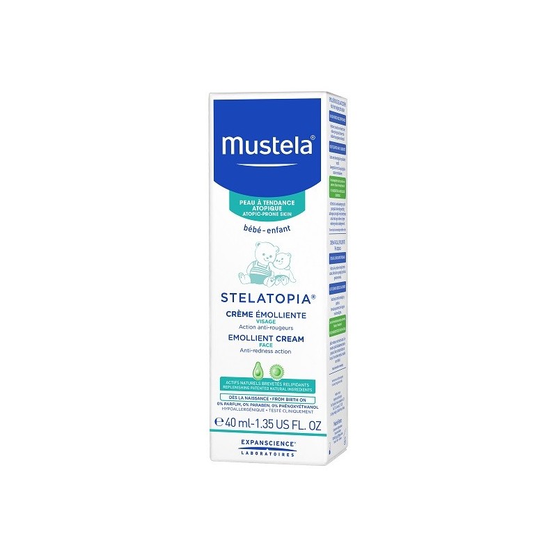 Mustela stelatopia crema viso 40 ml