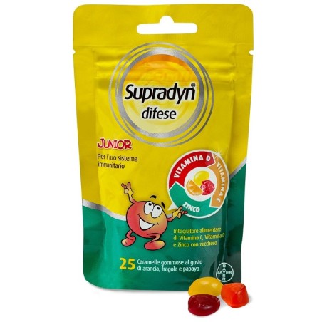 Bayer Supradyn Difese Junior 25 Caramelle Gommose