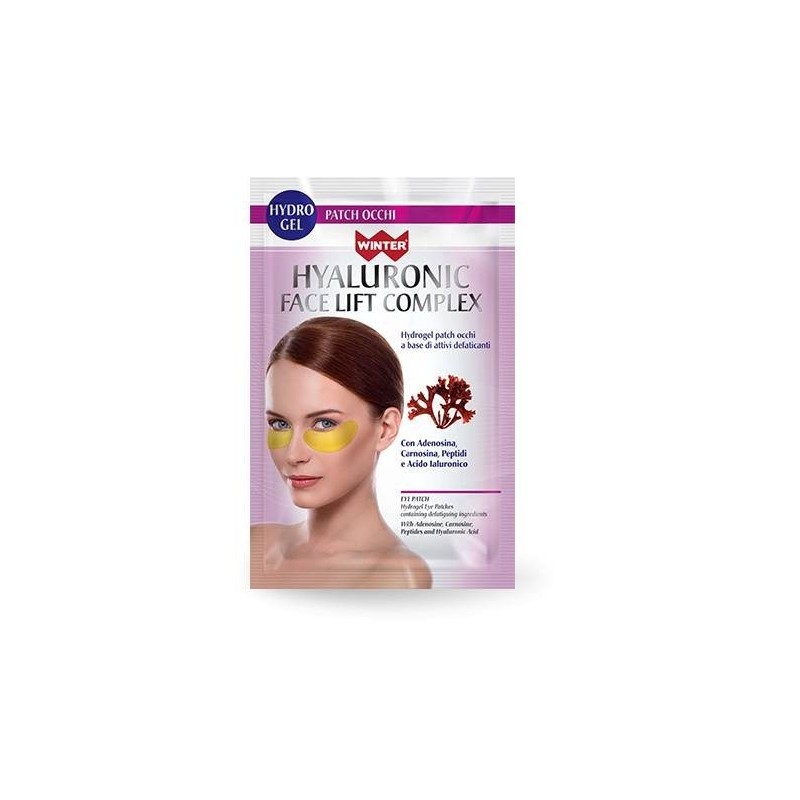 Winter hyaluronic face lift complex patch occhi rughe occhiaie 1,5 g x 2