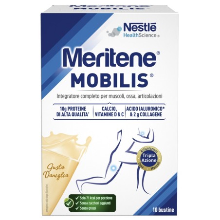Meritene mobilis gusto vaniglia 10 bustine da 20 g