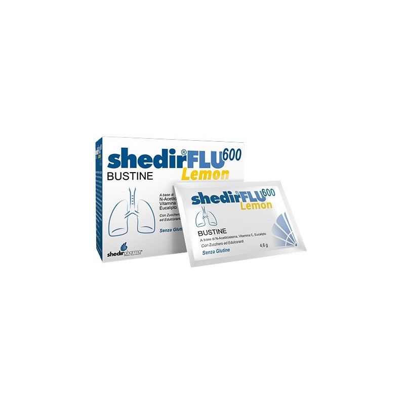 Shedirflu 600 Integratore per Difese Immunitarie Gusto Lemon - 20 Bustine