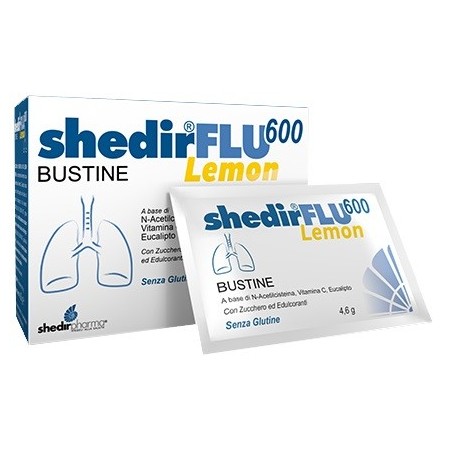 Shedirflu 600 Integratore per Difese Immunitarie Gusto Lemon - 20 Bustine