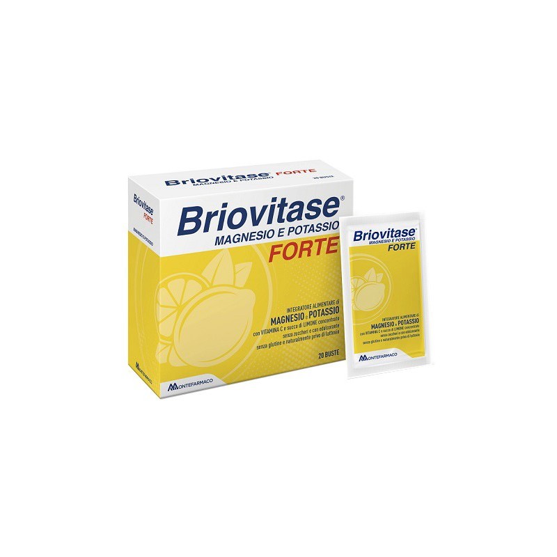 Montefarmaco Briovitase Magnesio e Potassio Forte - 20 Bustine