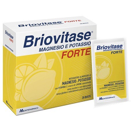 Montefarmaco Briovitase Magnesio e Potassio Forte - 20 Bustine