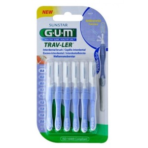 Sunstar Italiana Gum Trav-ler 0,6 Scovolino Promo 4 + 2 Pezzi