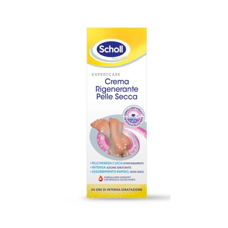 Scholl Crema Rigenerante per Piedi Pelle Secca - 82,5g