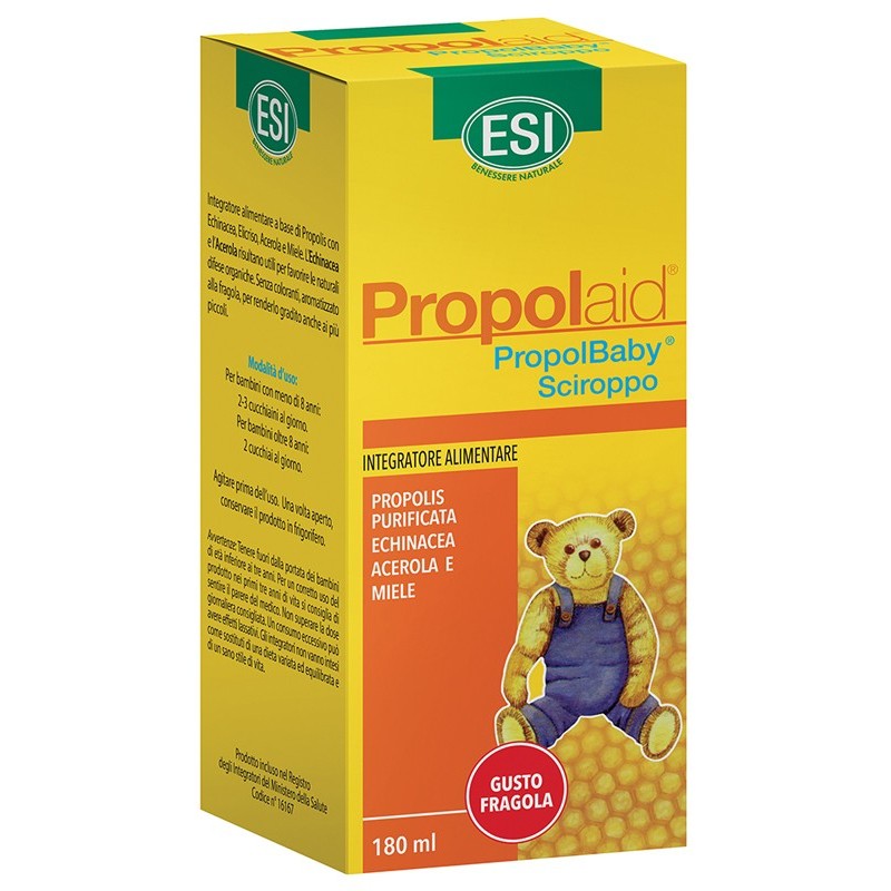 Propolaid propolbaby sciroppo 180 ml Propolaid propolbaby sciroppo 180 ml