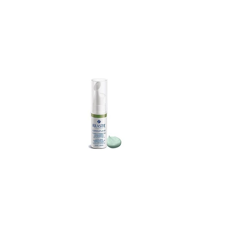 Rilastil camouflage fluido correttivo localizzato antirossore verde 5 ml