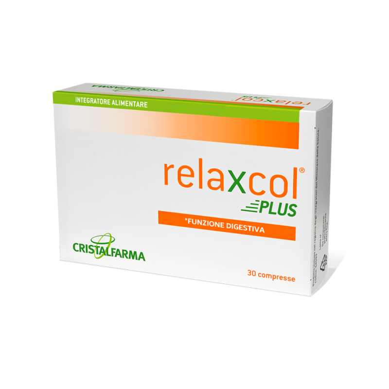 Cristalfarma Relaxcol Plus supporto gastrointestinale - 30 Compresse