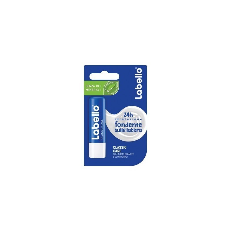 Labello Classic Care Stick 24h Idratazione Labbra 5,5 Ml