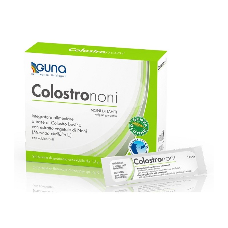 Guna Colostrononi Integratore Alimentare - 24 Bustine Orosolubili