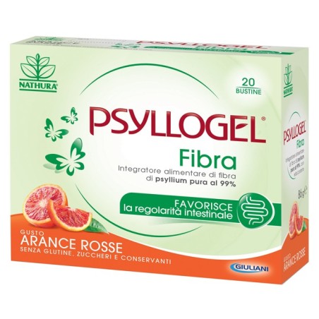 Psyllogel fibra arance rosse 20 bustine