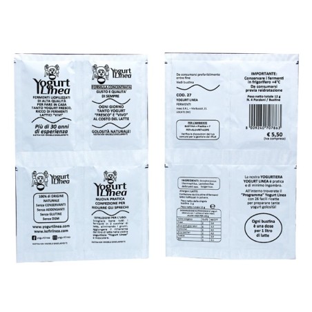 Yogurt linea fermenti liofilizzati 4 bustine