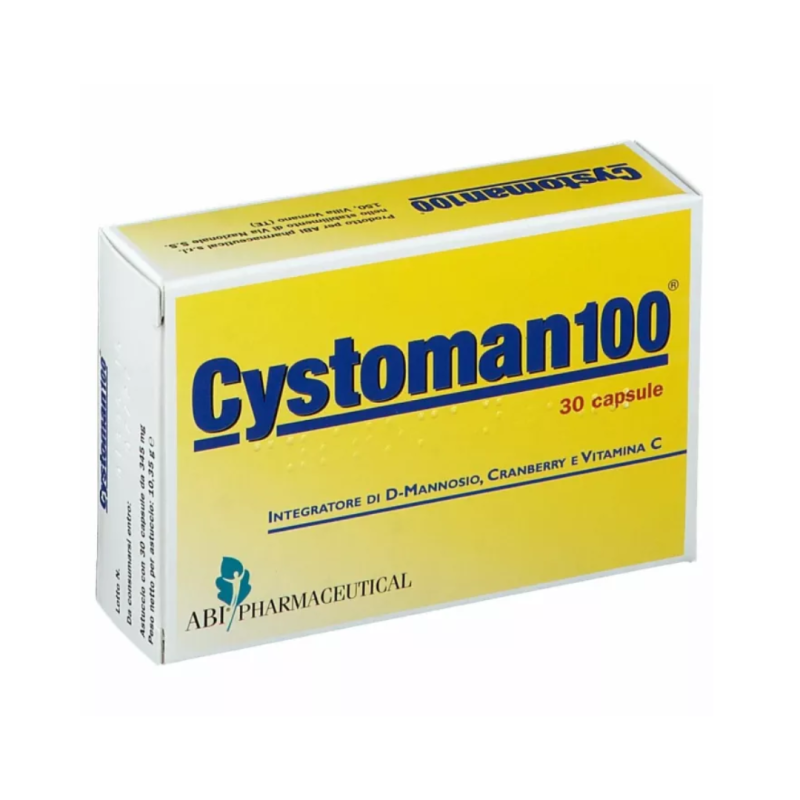 Cystoman100 Integratore per cistiti - 30 Capsule
