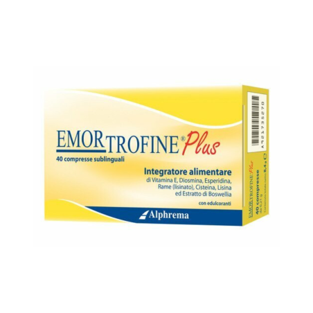 Emortrofine plus 40 compresse sublinguali