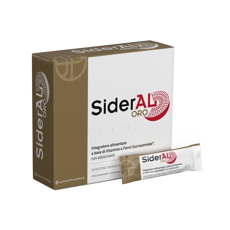 Sideral Oro Integratore di Ferro -  20 Bustine Orosolubili