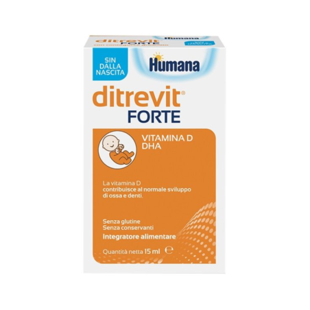 Humana Italia Ditrevit Forte Nuova Formulazione - 15ml Humana Italia Ditrevit Forte Nuova Formulazione - 15ml
