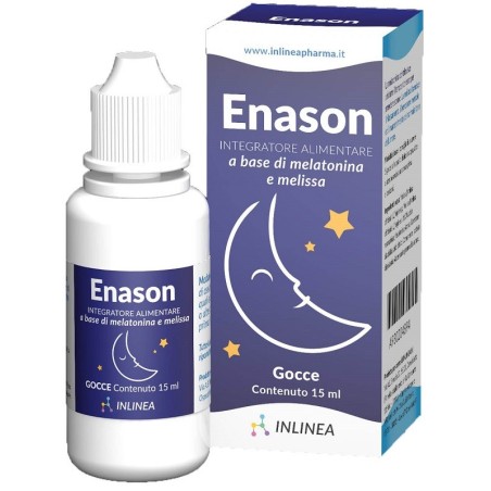 Enason Integratore di Melissa e Melatonina in Gocce - 15ml