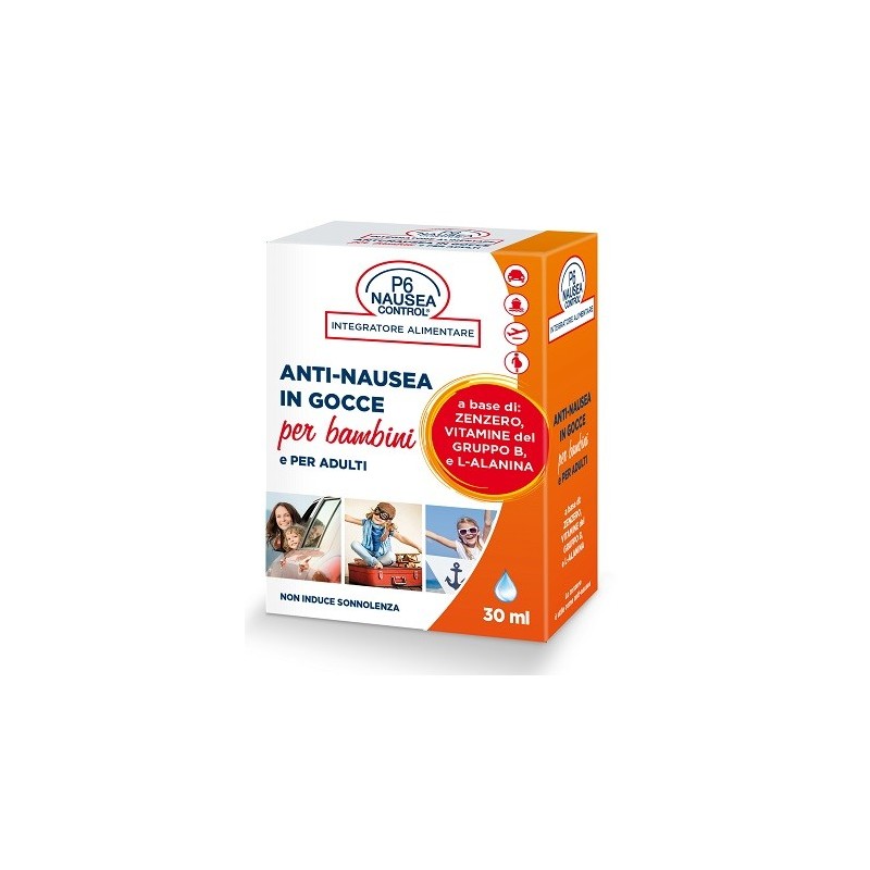 P6 nausea control gocce antinausea 30 ml