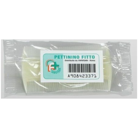 Farvisan Pettinino con dente fitto di color bianco 1 pezzo