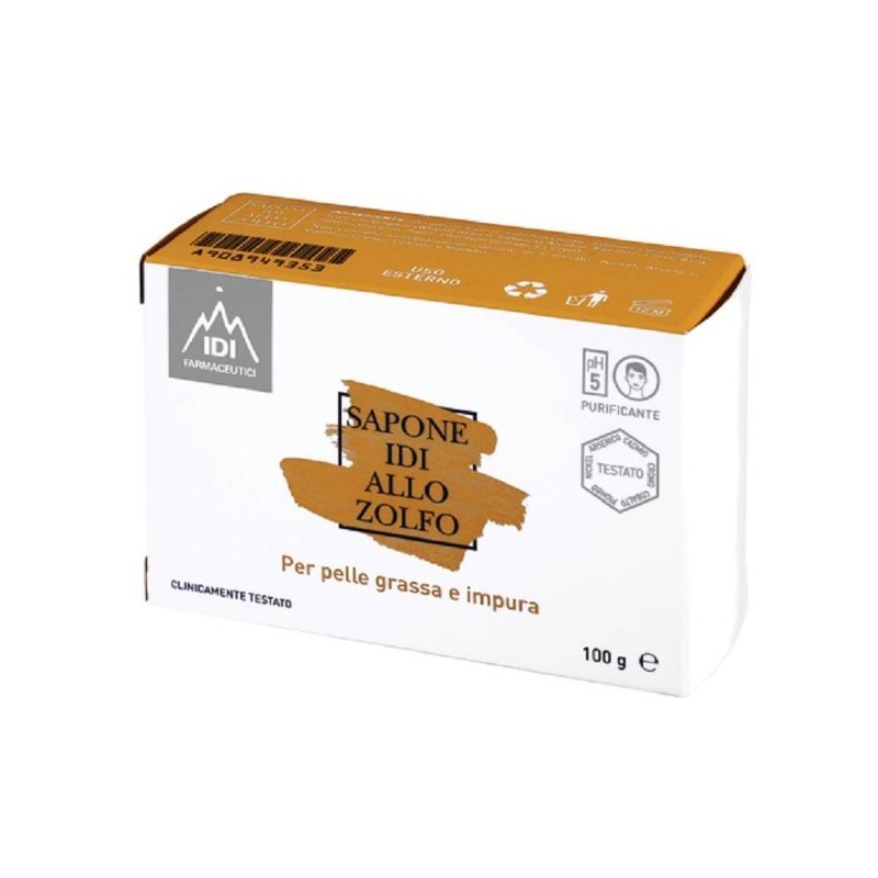 Idi Farmaceutici Sapone Idi Zolfo 100 G Idi Farmaceutici Sapone Idi Zolfo 100 G