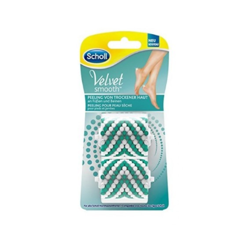 Scholl velvet refill spazzola esfoliante