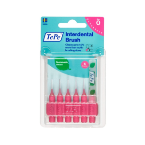 Tepe Scovolini Interdentali Rosa 0,4mm - 6 Pezzi