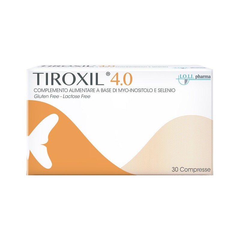 Lo. Li. Pharma Tiroxil 4,0 Integratore per la Tiroide - 30 Compresse