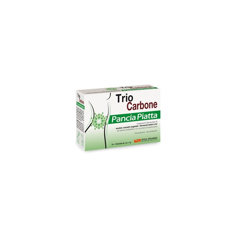 Pool Pharma Triocarbone Pancia Piatta 10 + 10 Bustine Pool Pharma Triocarbone Pancia Piatta 10 + 10 Bustine