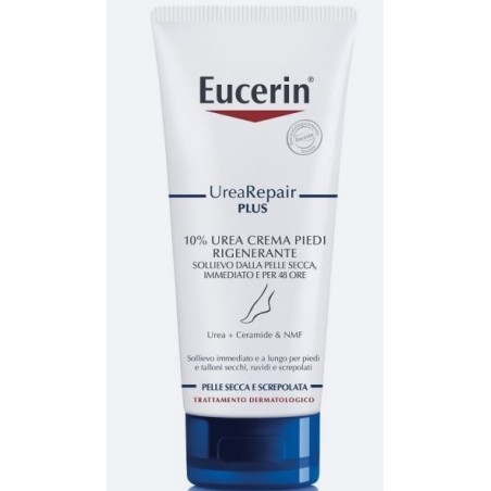 Eucerin Urearepair Plus Crema Piedi Rigenerante 10% Urea 100 Ml