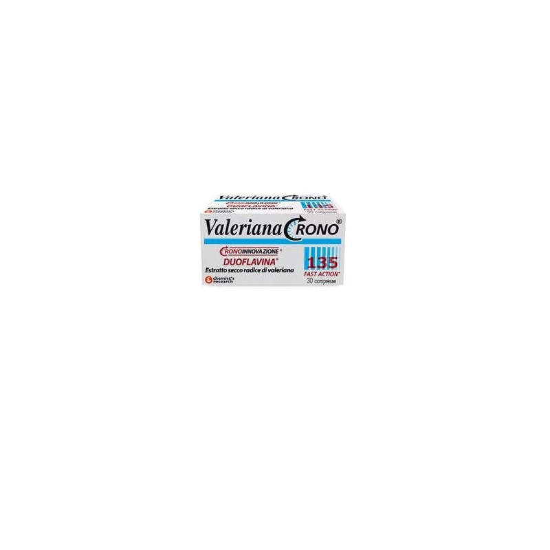 Valeriana crono 135 con duoflavina fast action 30 compresse