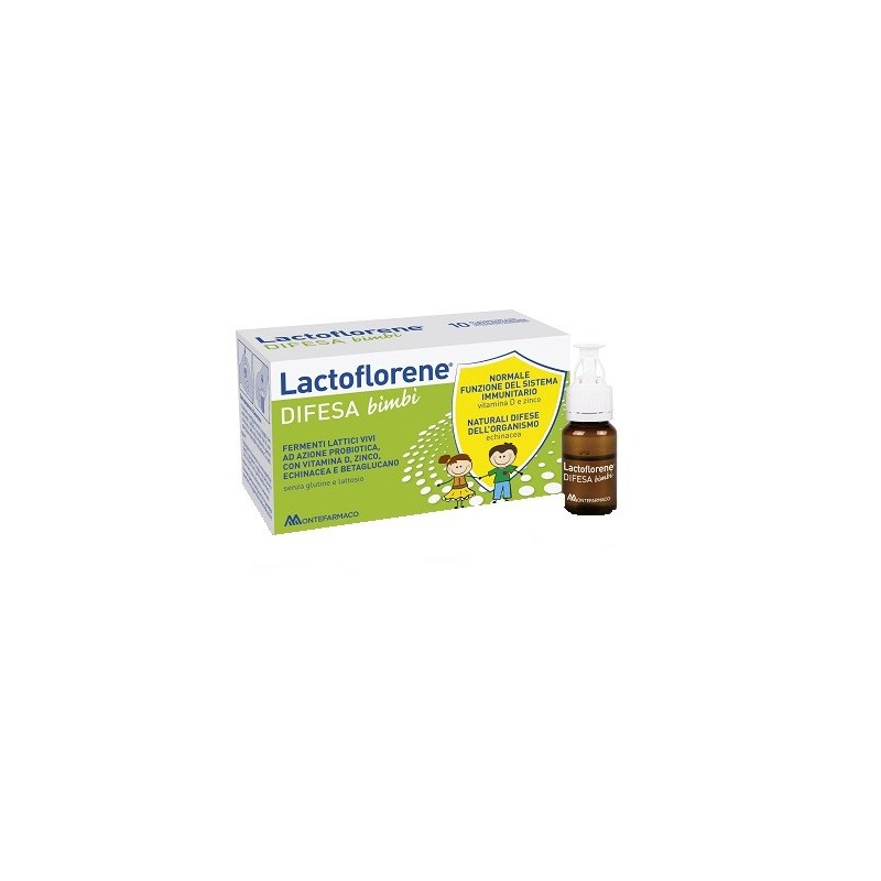 Lactoflorene difesa bambini 10 flaconi 100 ml