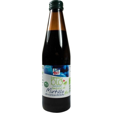 Fsc succo di mirtillo da concentrato bio senza zuccheri aggiunti 330 ml