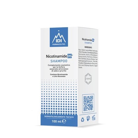 Nicotinamide ds shampoo senza profumo 100 ml
