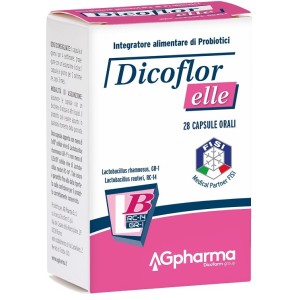 Dicoflor elle 28 capsule integratore alimentare per il riequilibrio della flora batterica vaginale