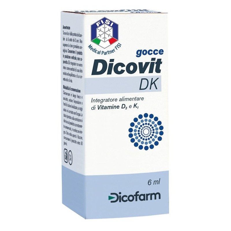 Dicofarm Dicovit Dk Gocce 6 Ml Dicofarm Dicovit Dk Gocce 6 Ml