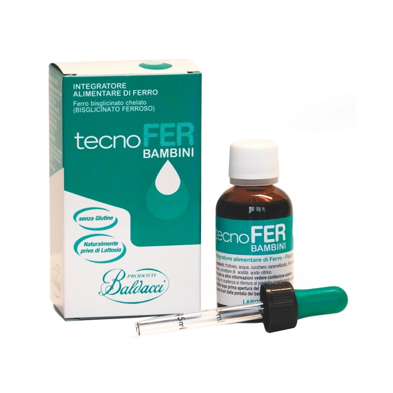 Laboratori Baldacci Tecnofer Bambini Gocce Integratore di Ferro - 30 Ml